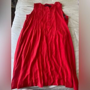 New York and Company red sleeveless dress sz:XL